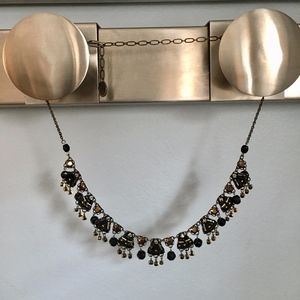 Black beaded Ayala Bar necklace